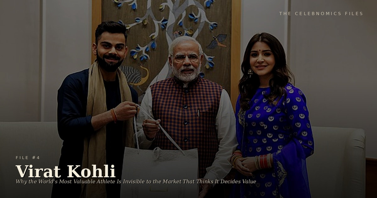 Virat Kohli, Prime Minister  Shri Narendra Modi, Anushka Sharma in New Delhi on December 20, 2017.  Photo: PMO Office - Celebnomics Files
